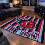 Custom rug example: team logo tufted rug